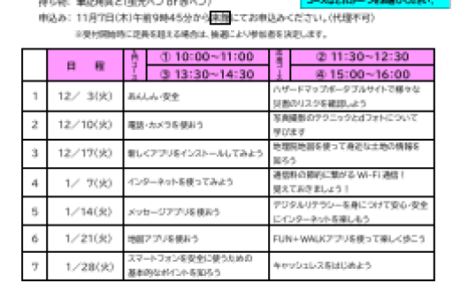 スマホ講座　あなたの携帯を使って教えます！Part2