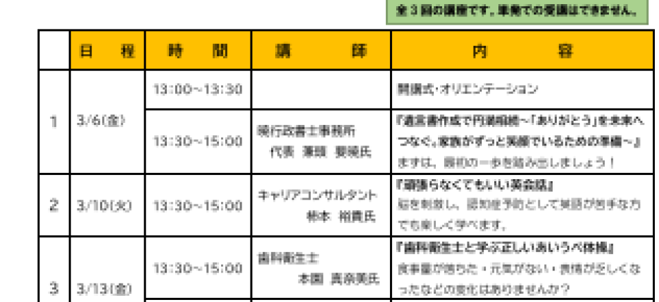 旭区いちょう学園(48期)